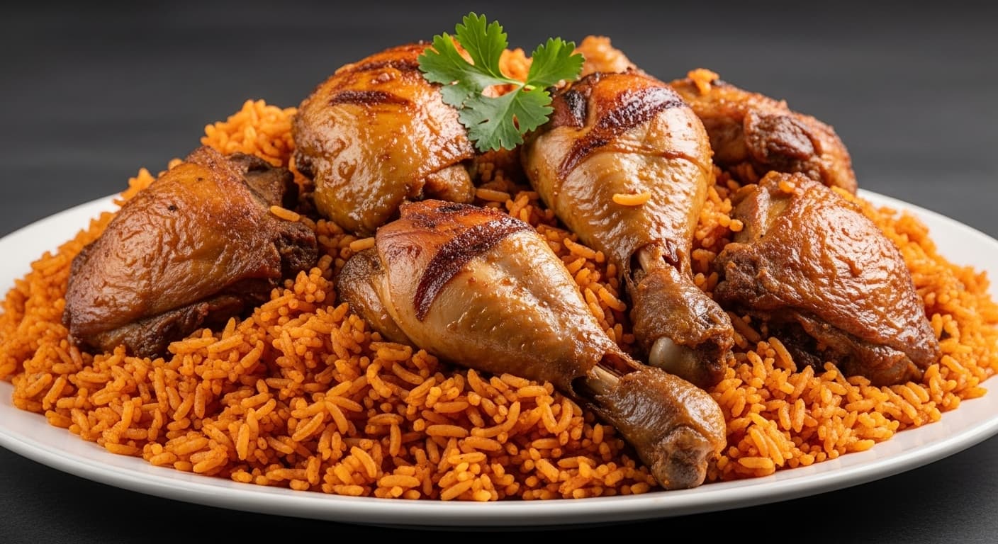 A vibrant platter of assorted delicious food